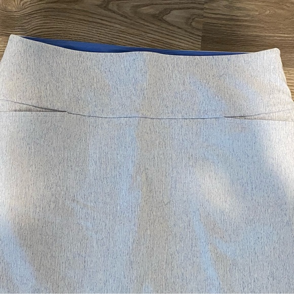 S.C. & CO. Tummy Control Heathered Gray Blue Golf Tennis Skort Womens size XL - Picture 2 of 9